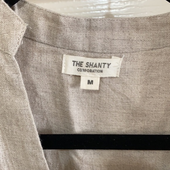 The Shanty Corp Linen Shift Button Dress - Picture 6 of 10